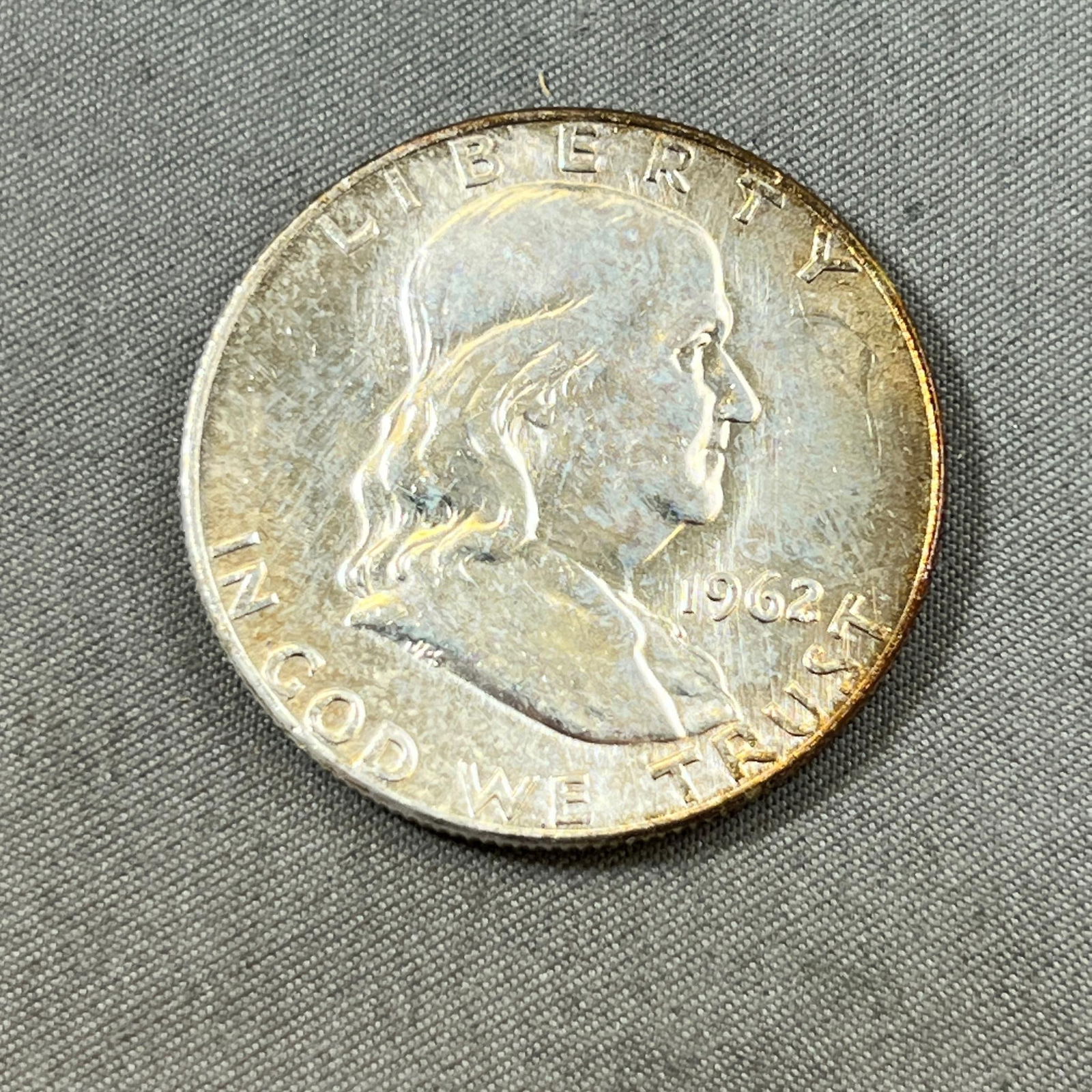 1962-D Franklin Half Dollar, 90% Silver (1 of 3)