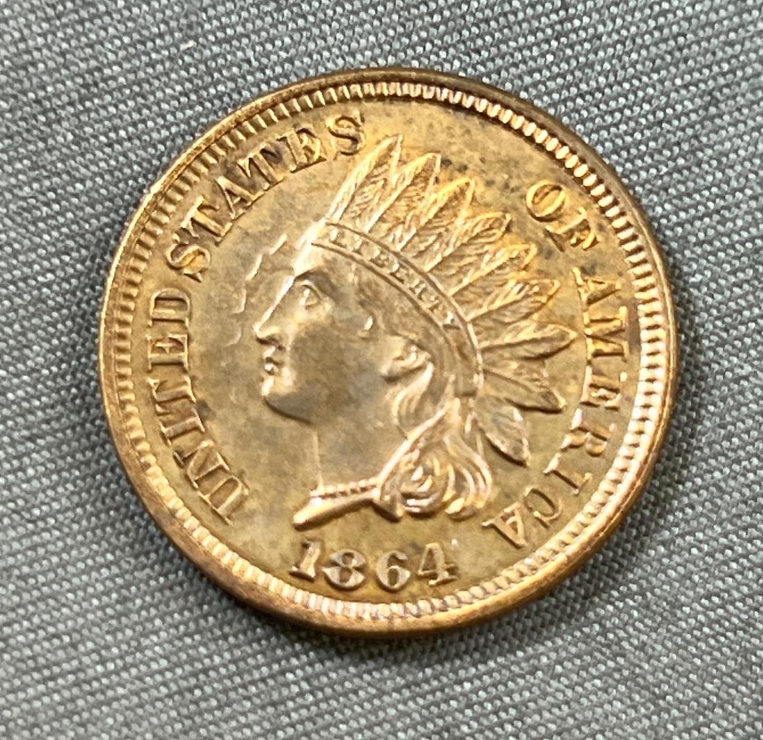 1864 Indianhead Cent, Civil War Coin , FULL LIBERTY (1 of 2)