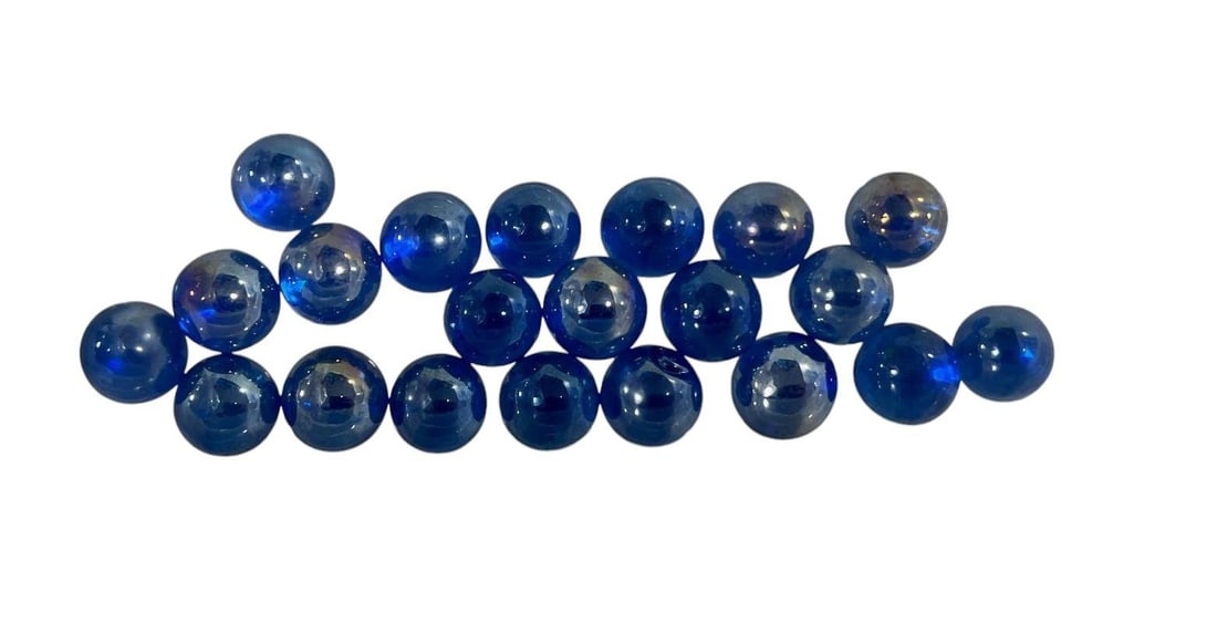 Marbles Jabo Blue Carnival 2004 lot of 20 Reno Ohio, small nice: .