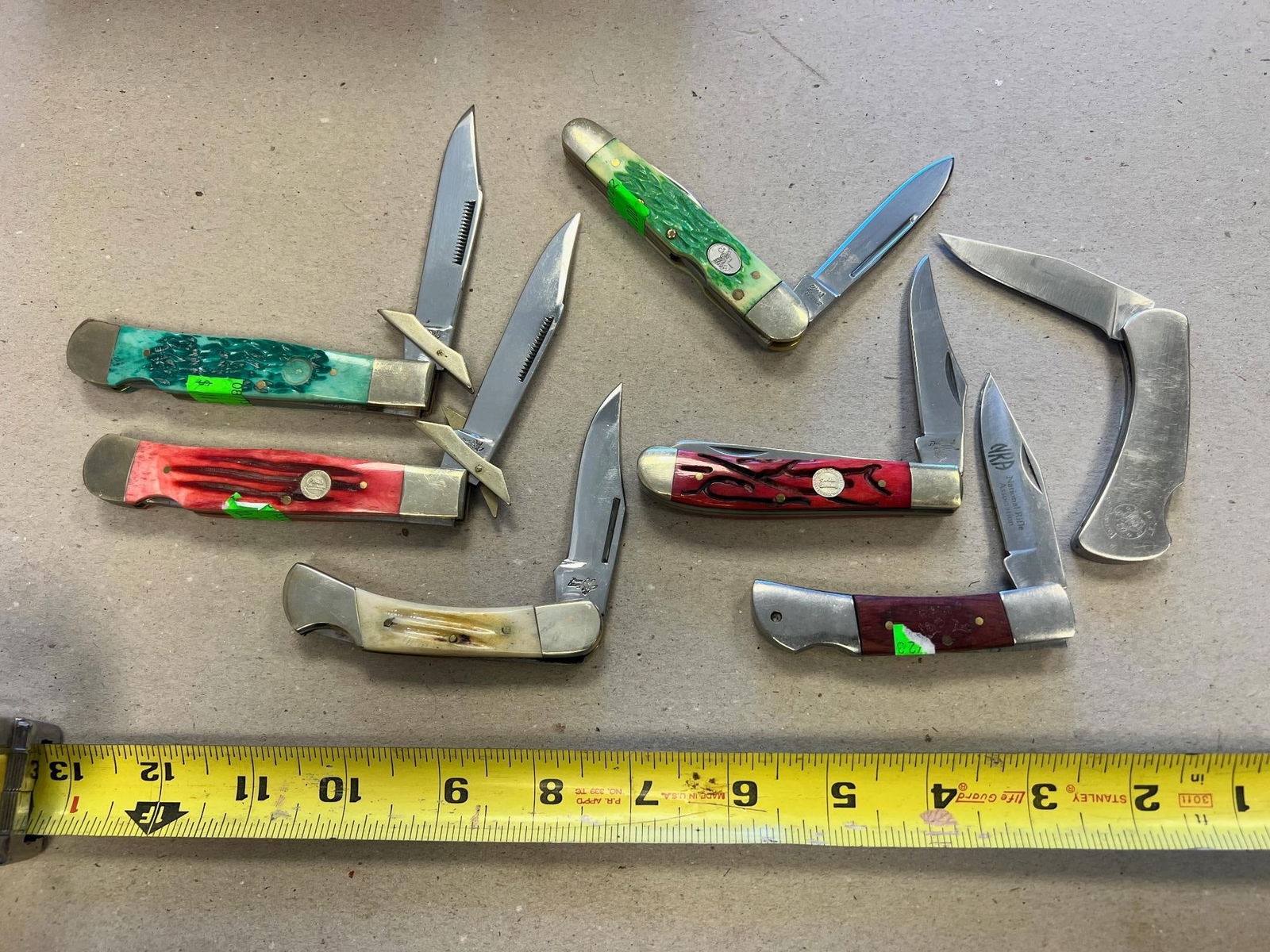 7- Folding Pocket knives, 2 are Cheetah Pattern (1 of 6)