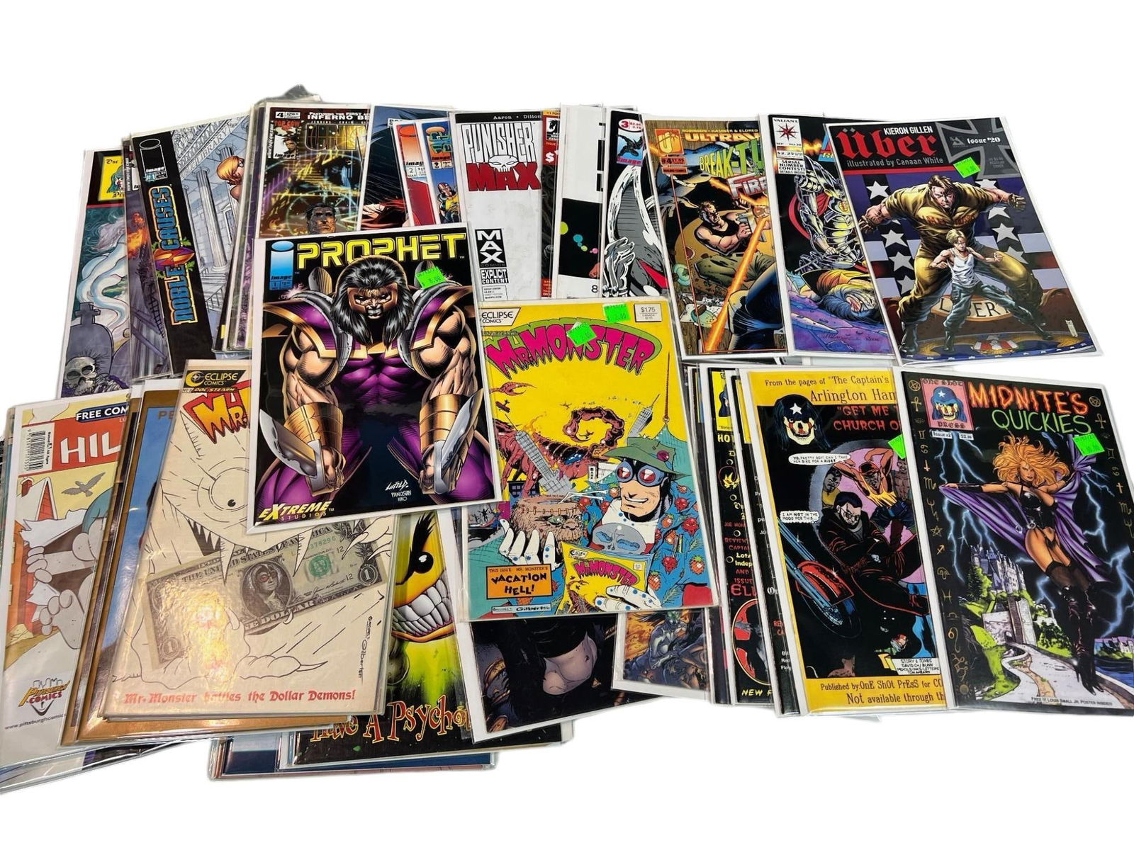 40- comics incl Eclipse, One Shot Press, Image comics and more (1 of 18)
