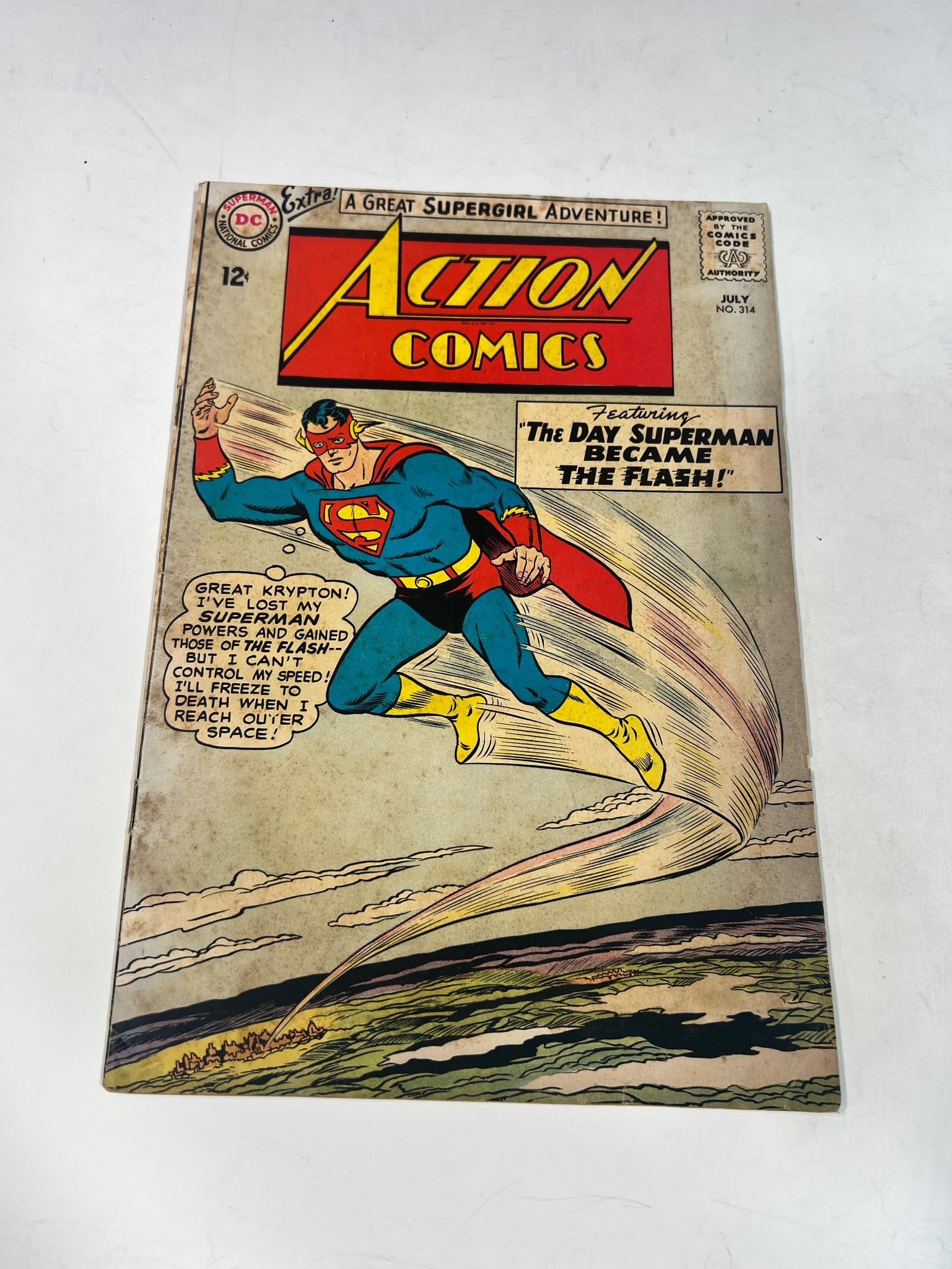 Action Comics #314 DC Comics 12 Cent comic (1 of 6)