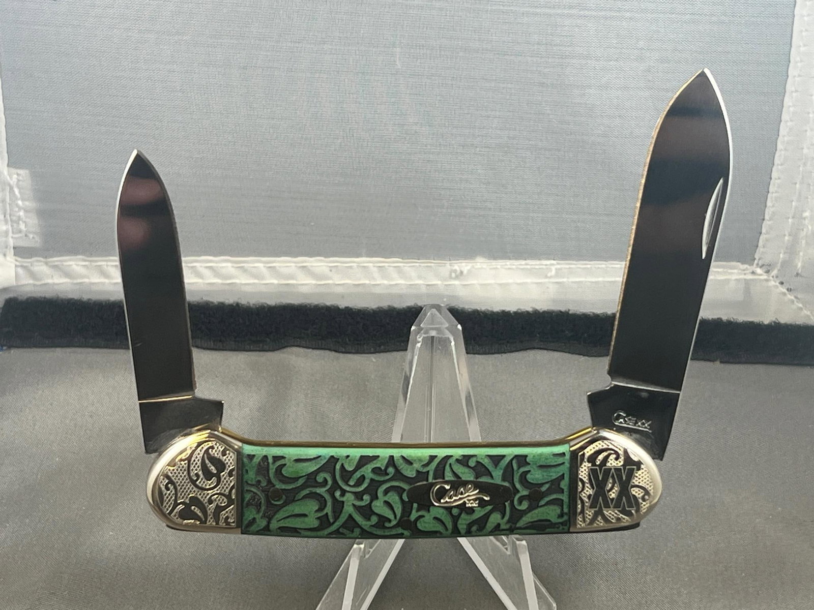 Case XX 2 Blade Canoe Pocket Knife 62131 SS w/ SCROLLED BOLSTERS (1 of 14)