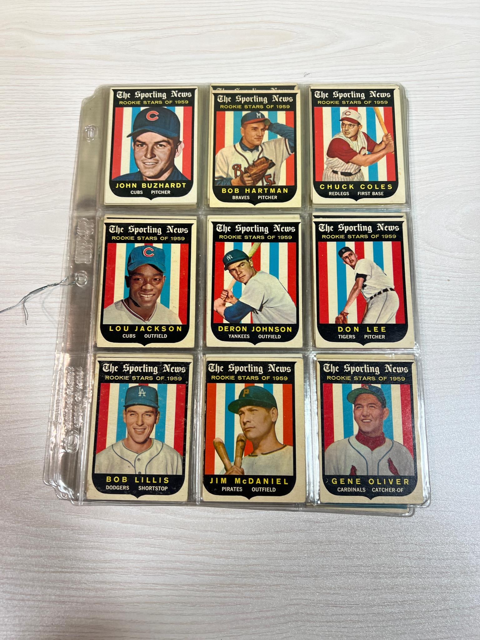 1959 Topps Baseball Series 2 lot of 50 cards (1 of 7)