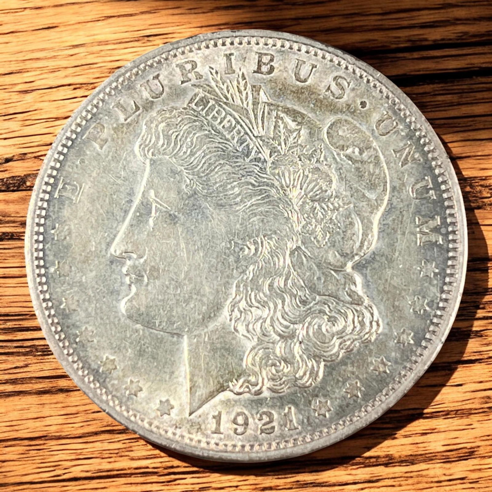 1921-D Morgan Silver Dollar, 90% Silver (1 of 2)