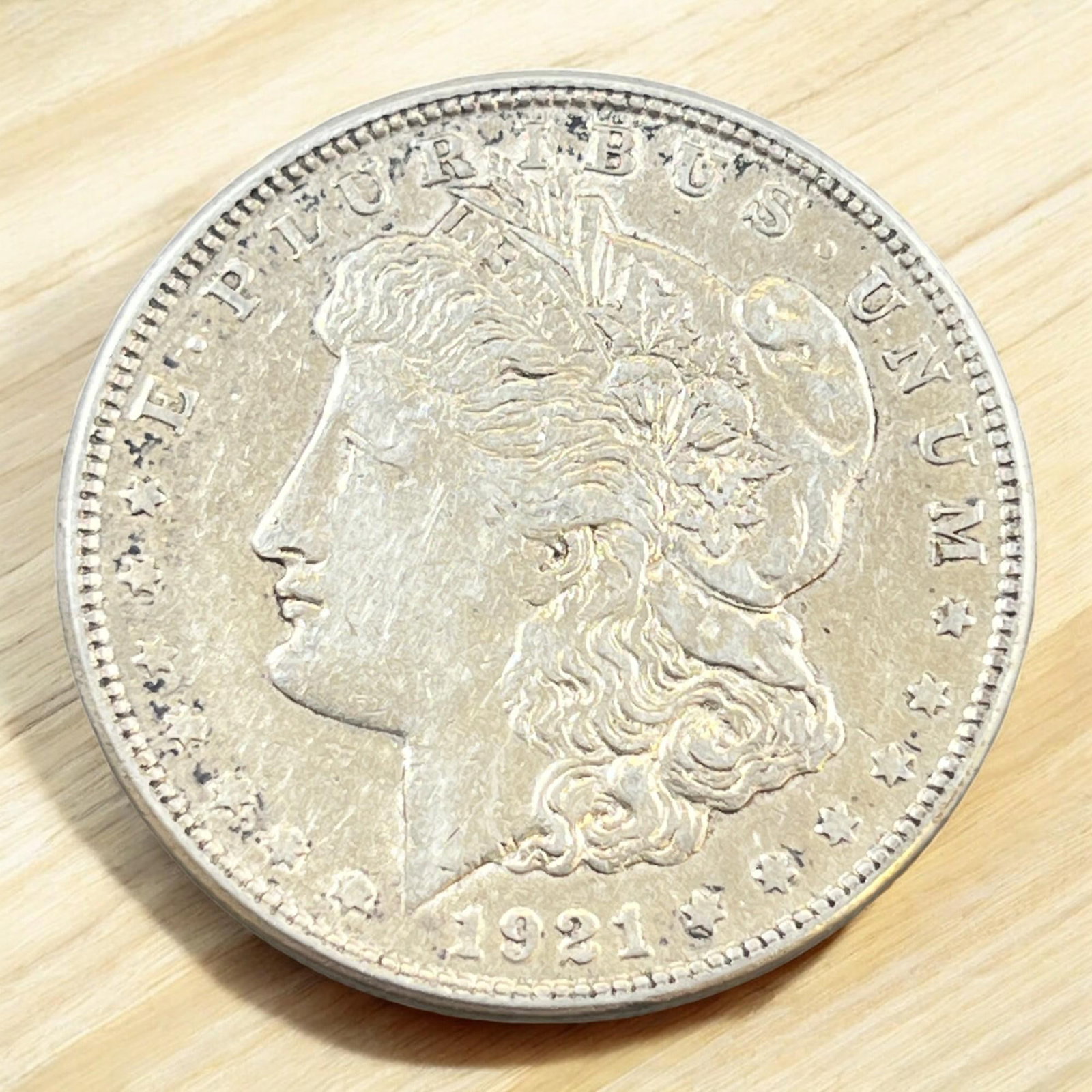 1921-S Morgan Silver Dollar, 90% Silver (1 of 2)
