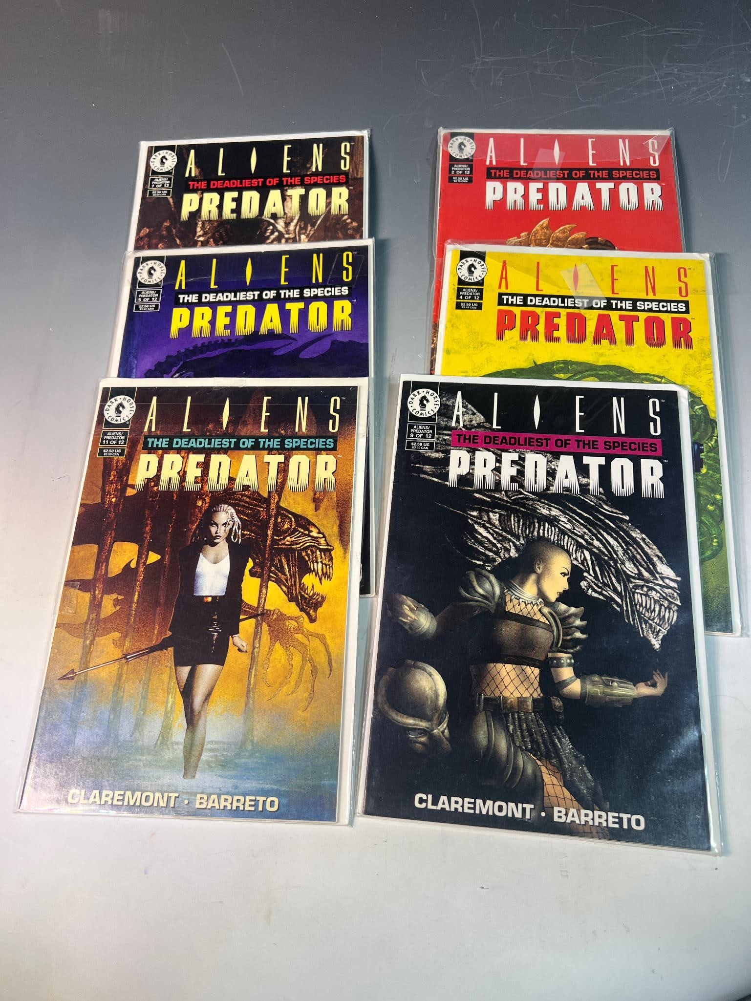 Aliens Vs. Predator The Deadliest of the Species Dark Horse Comics 1 to 12 (1 of 13)
