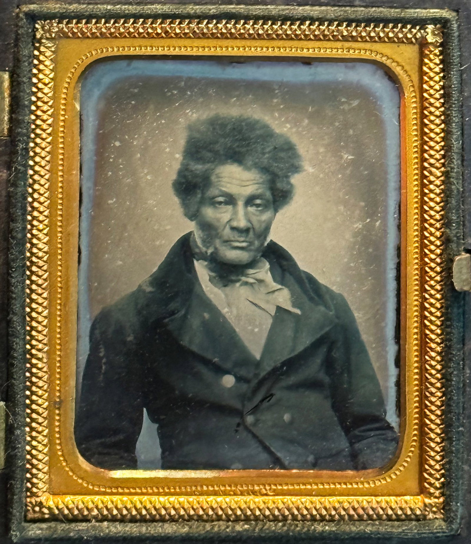 Ambrotype of older Black Man by Quimby, New York (1 of 1)