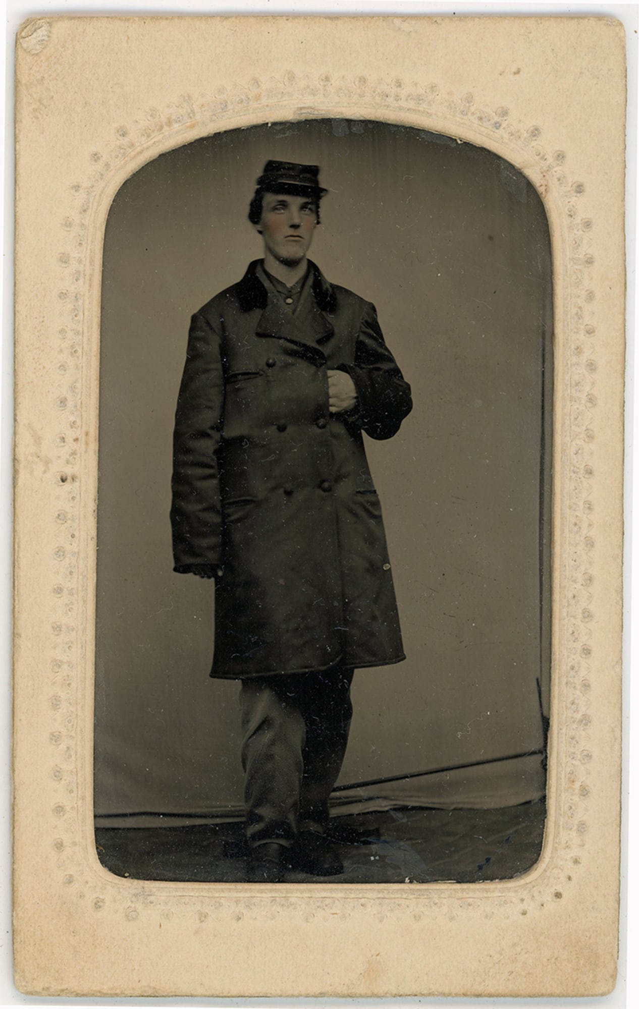 Tintype of A Wounded Civil War Soldier, Uncle Elijah (1 of 2)