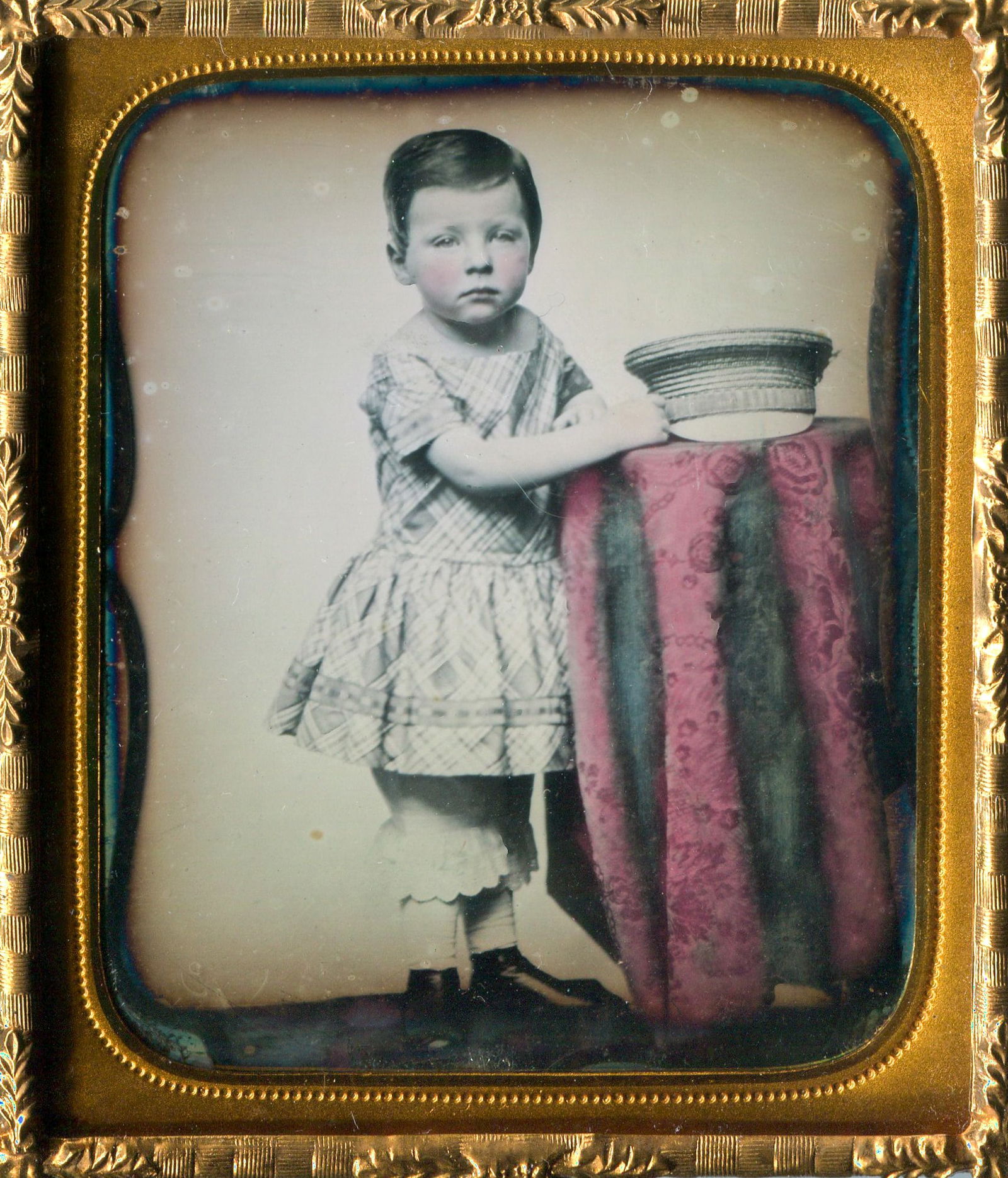 Daguerreotype of a Young Child with Tinted Details (1 of 1)