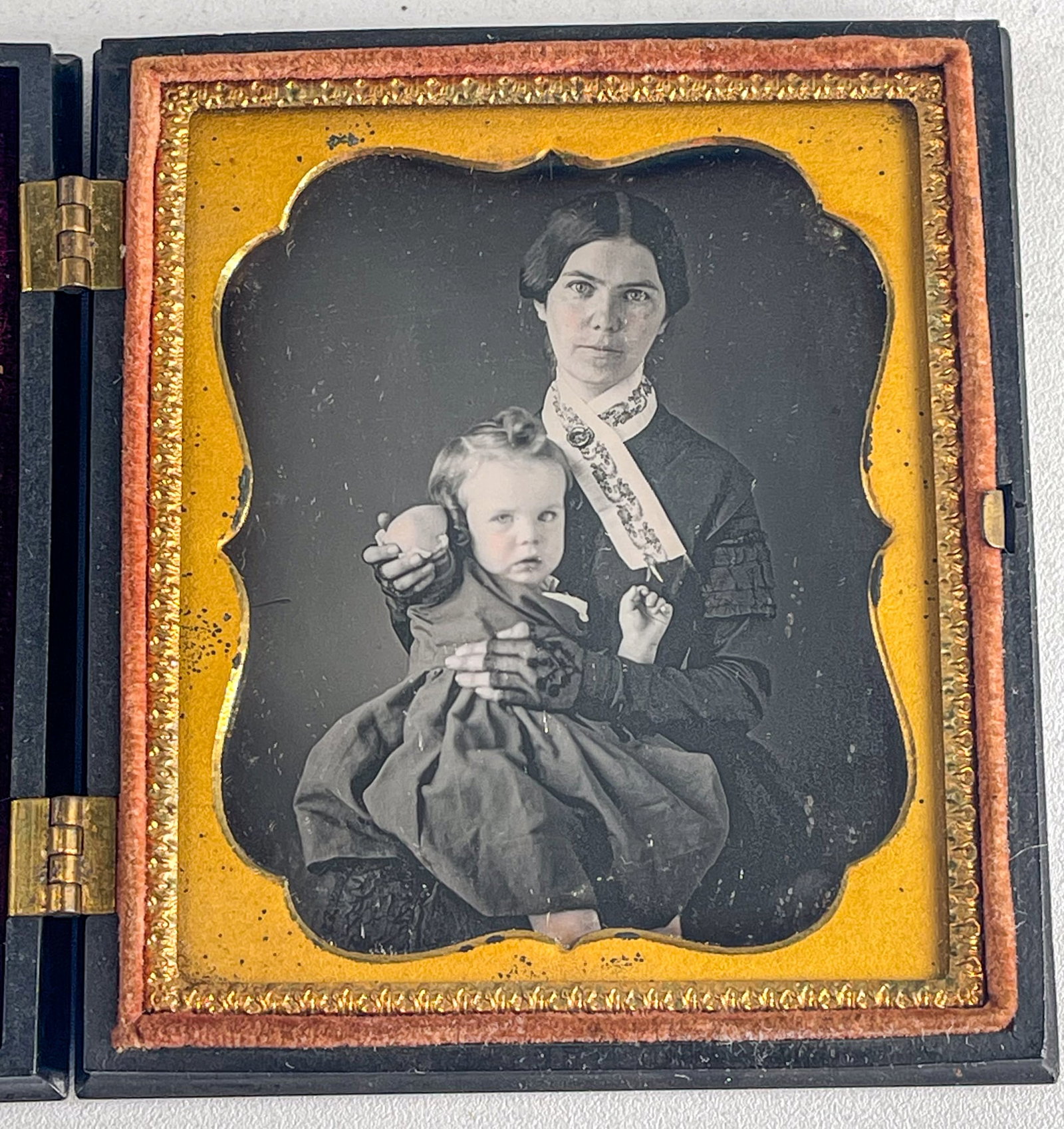 Daguerreotype of a Young Mother and Her Child (1 of 6)