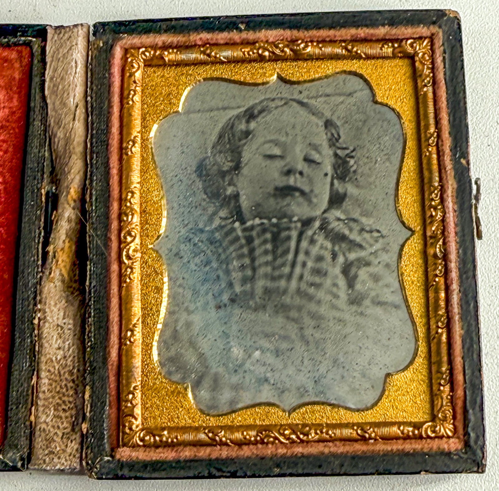 Daguerreotype Post-Mortem Portrait of a Young Child (1 of 3)