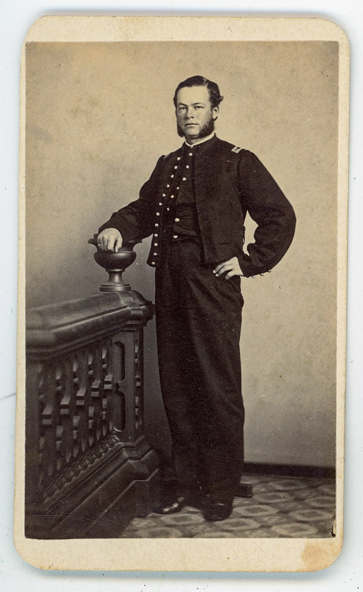 CDV of Civil War Naval Officer, Washburn’s Gallery, New Orleans (1 of 2)