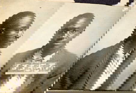 Texas Wanted Poster and Mugshots – African American Escapee: Original Texas prison record and wanted poster for Tom King, an African American man convicted of forgery in Hill County, sentenced to two years and received at the Texas State Penitentiary in Huntsvi