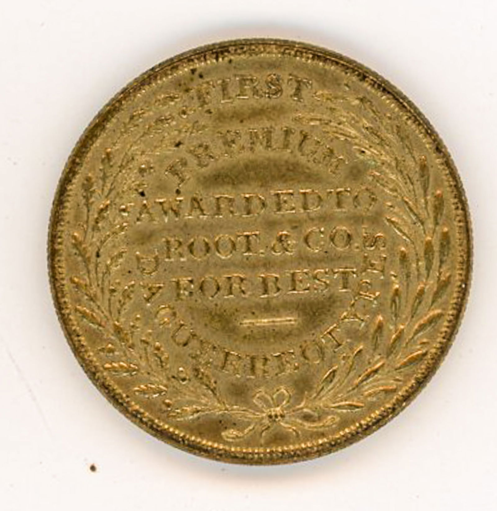Daguerreian Advertising Token – M.A. Root’s Daguerreian Gallery, Philadelphia (1 of 2)