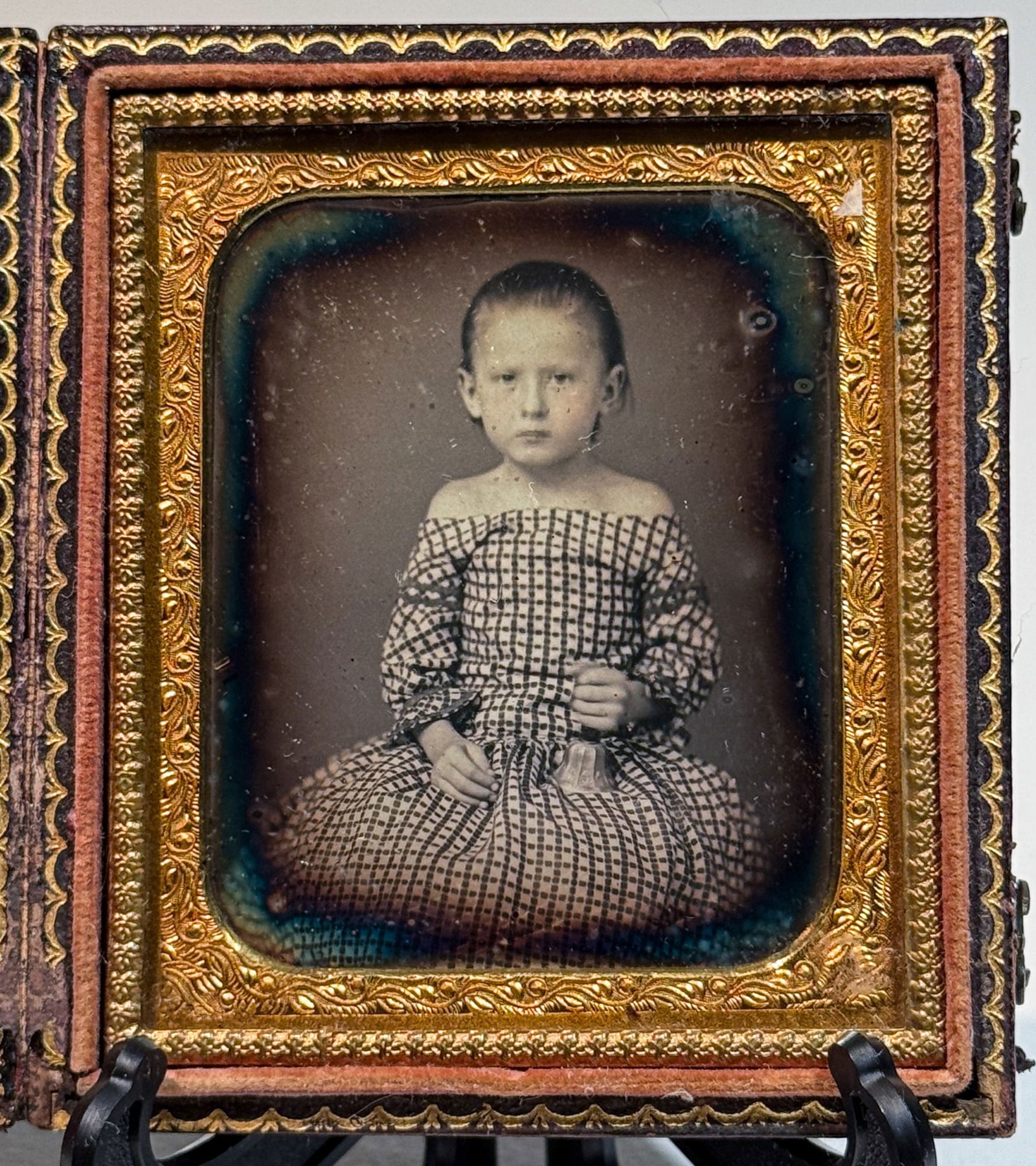 Daguerreotype of Child Bell Ringer (1 of 3)