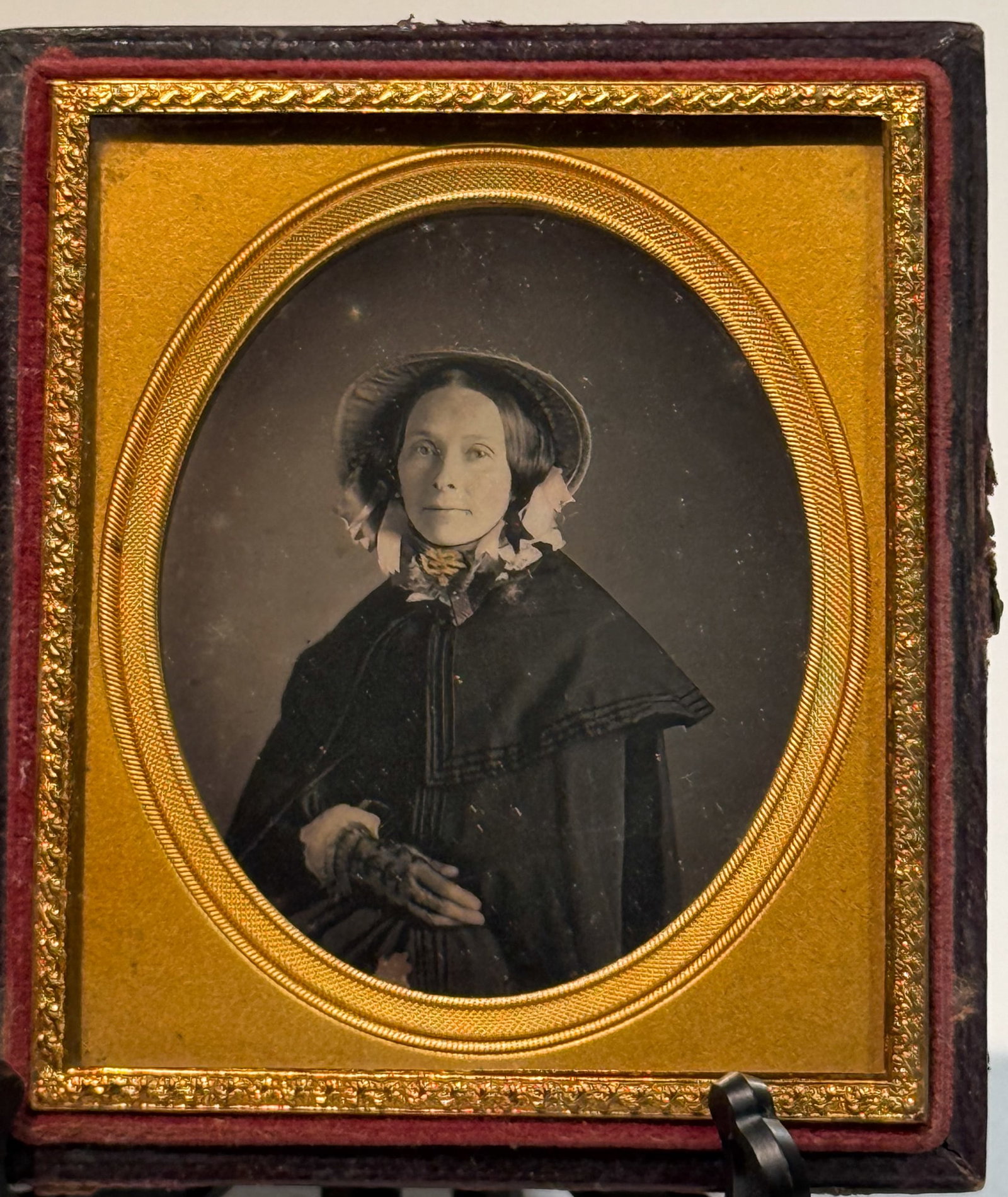 Daguerreotype Portrait of Bonneted Young Woman (1 of 3)