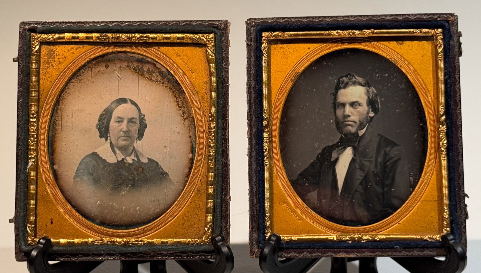 Sixth Plate Daguerreotype Pair of Portraits by Francis Forshew (1 of 3)