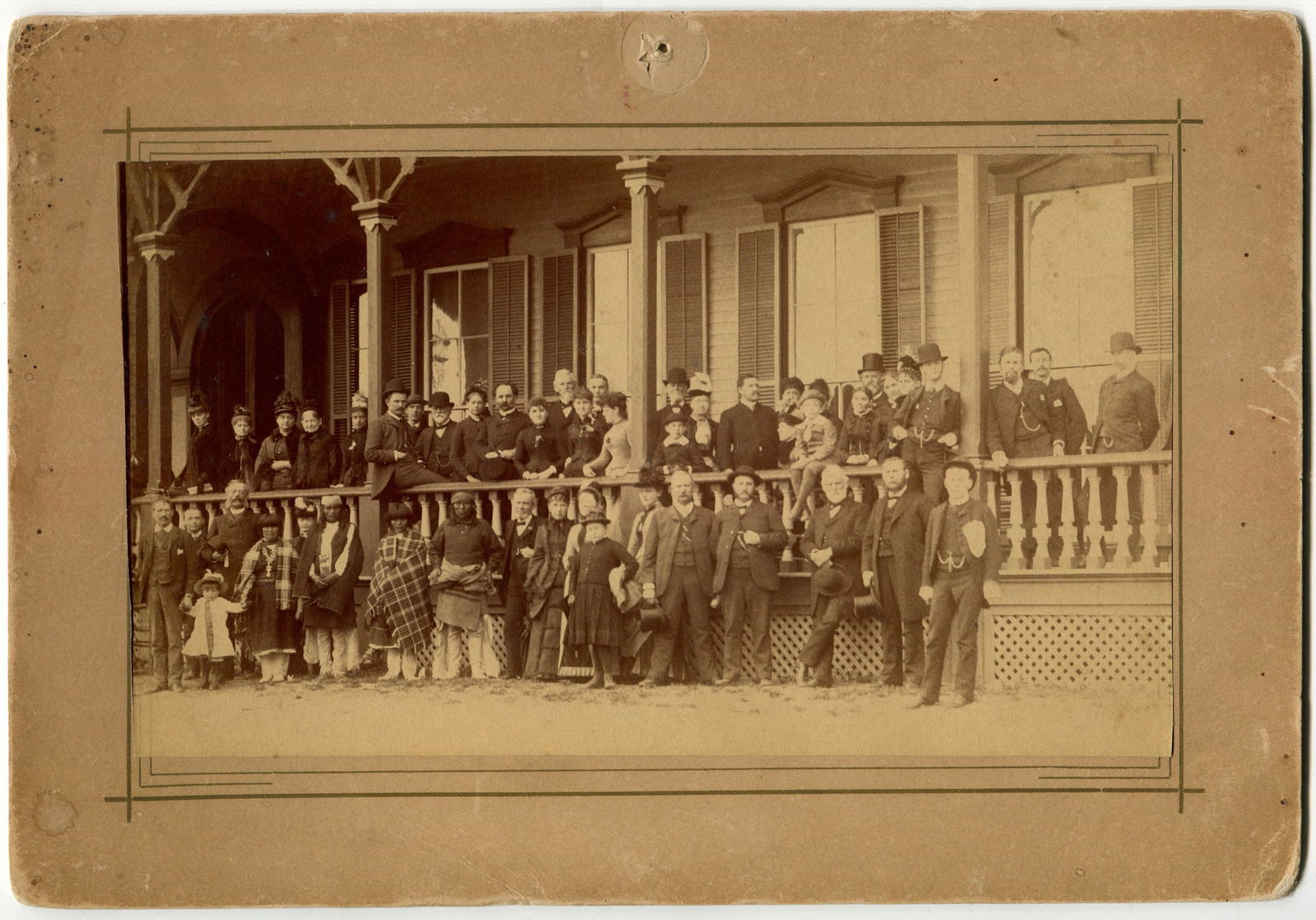 Large Group with Native American Delegation, “Cottage City” (1 of 1)