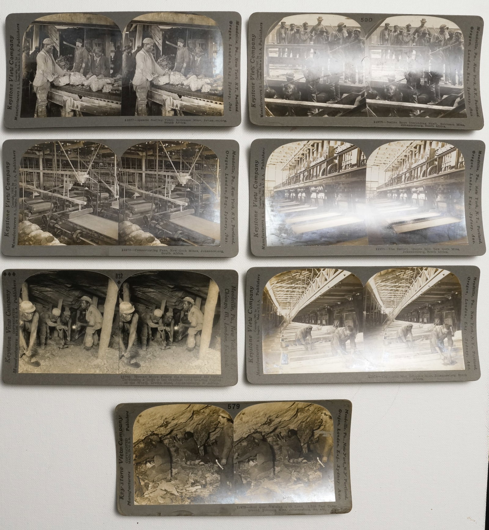 Johannesburg Gold Mining Industry Stereoviews (1 of 1)