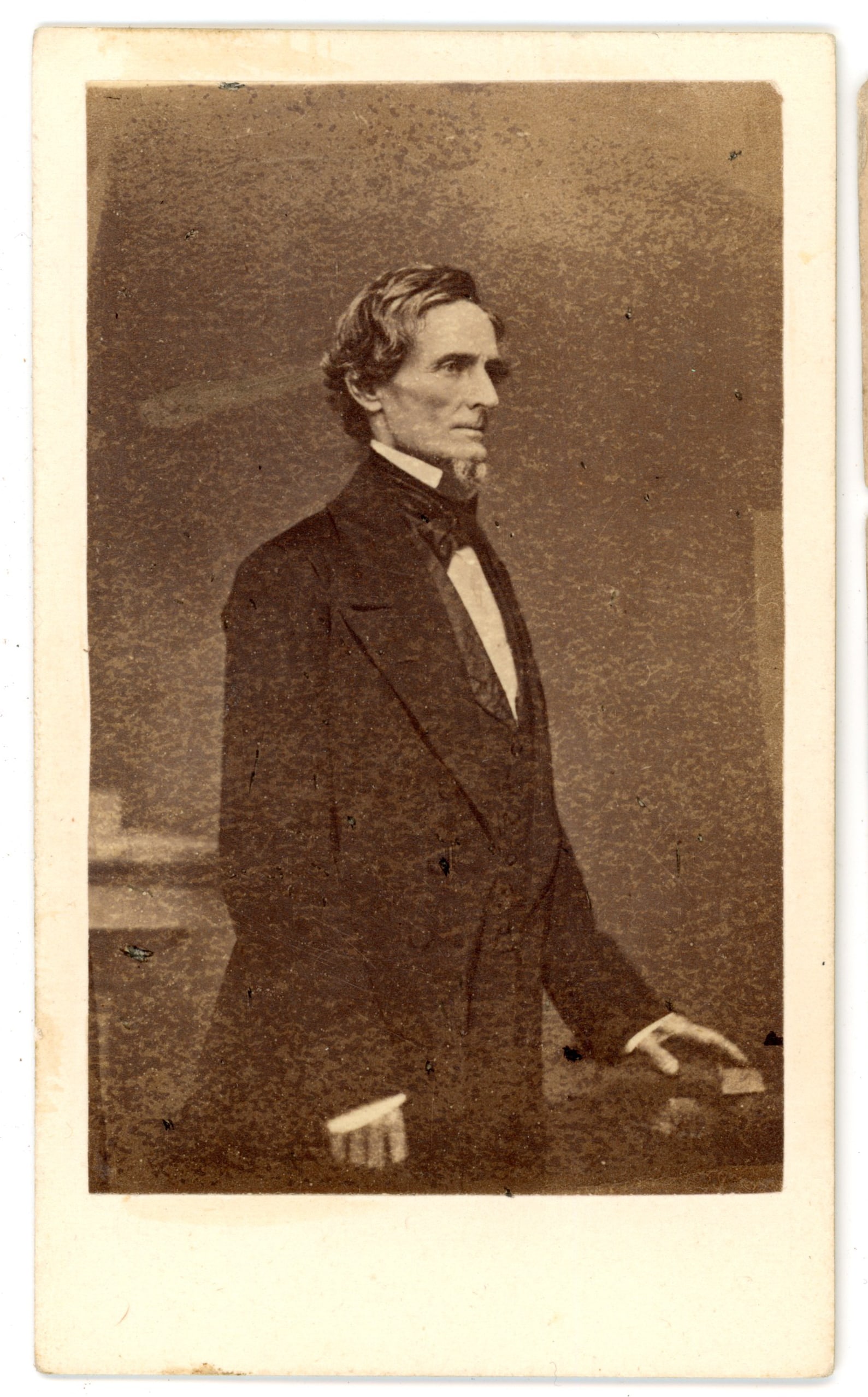 Jefferson Davis CDV Published by E. Anthony (1 of 2)