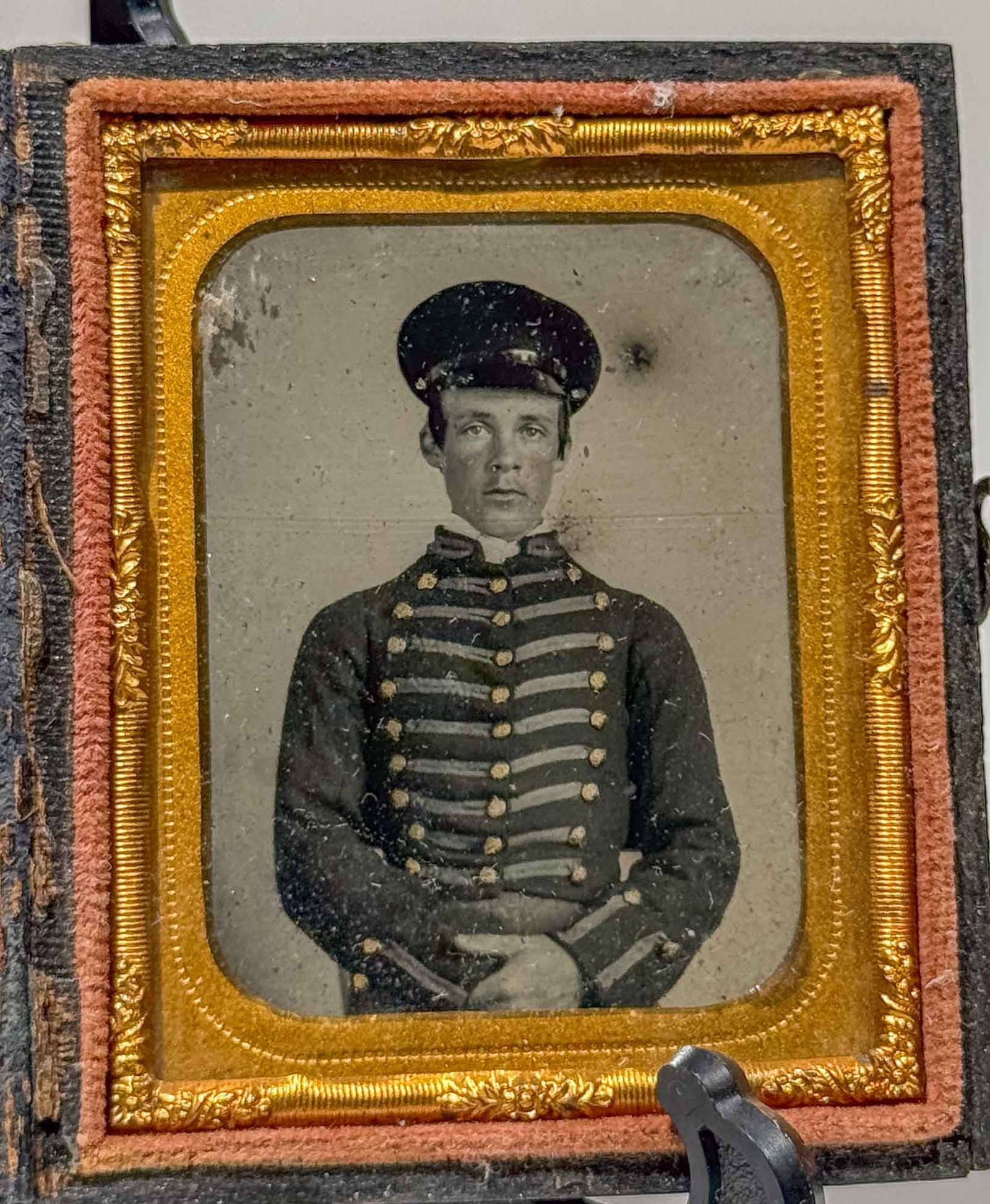 Ambrotype, Unidentified Military Cadet, Civil War Era (1 of 4)