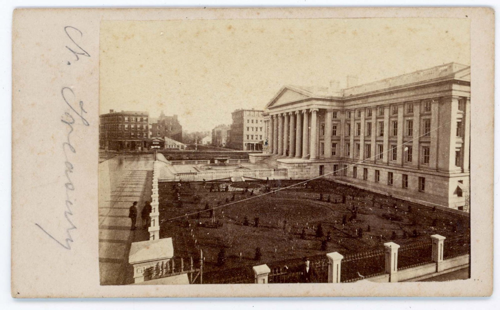 CDV, US Treasury Building, Washington D.C. (1 of 2)