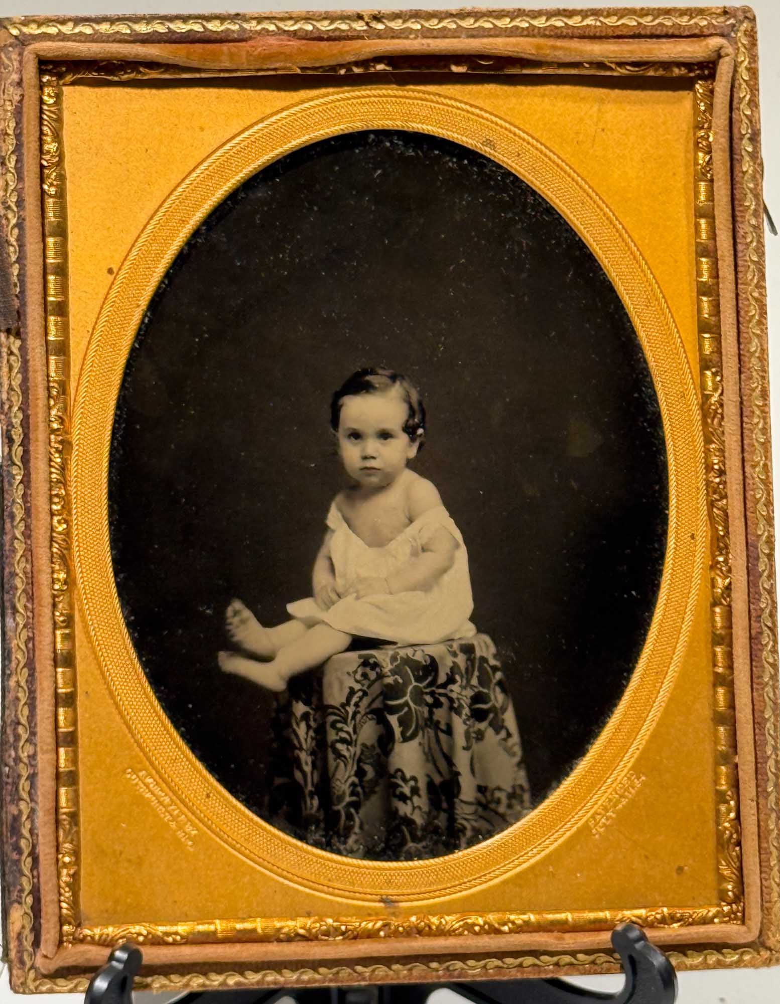 Ambrotype, Unidentified Infant, Gutekunst and Brother, Philadelphia (1 of 6)