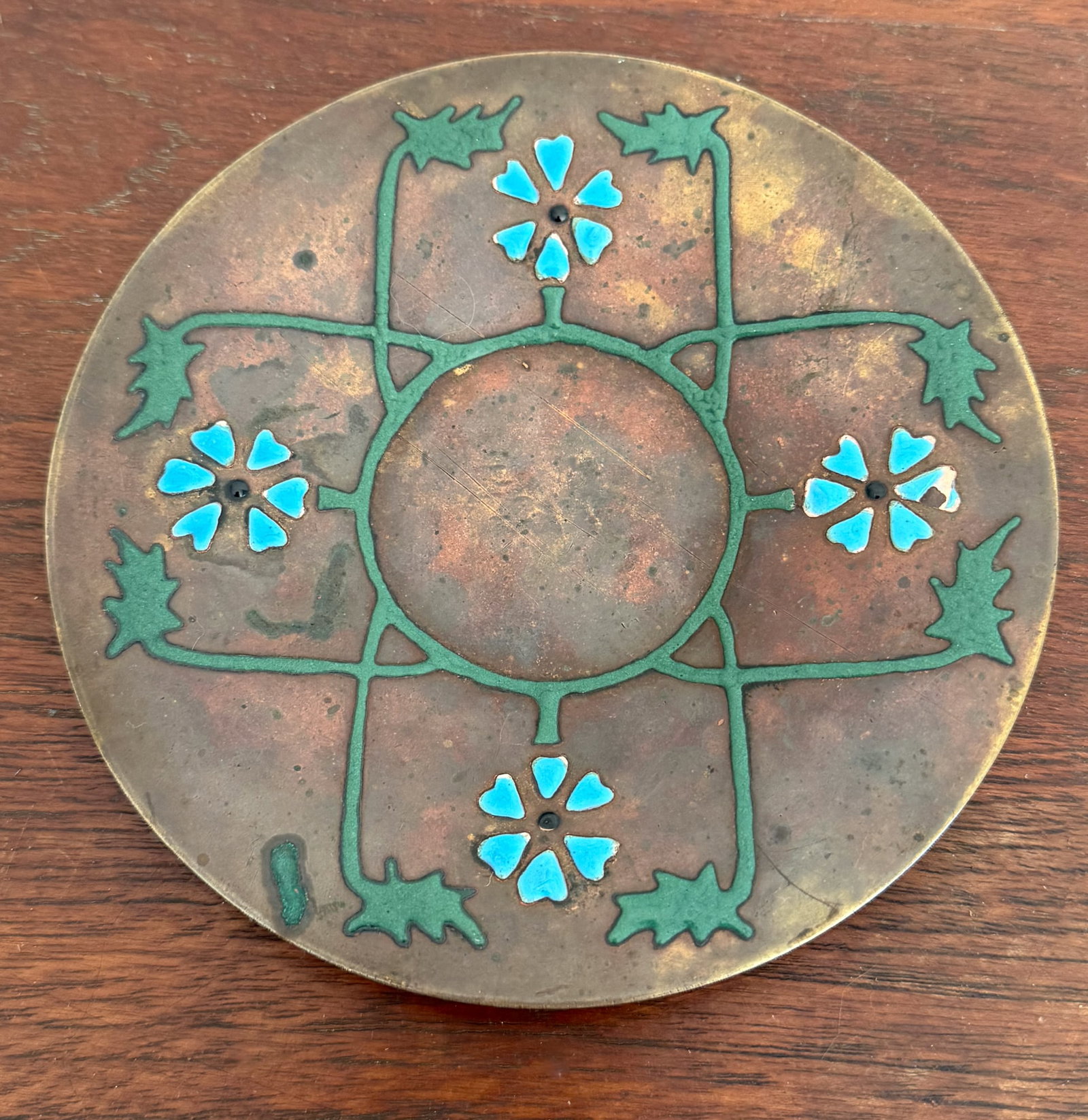 The Art Crafts Shop Buffalo, Copper and Enamel Flowers (1 of 4)