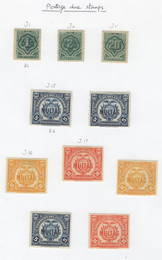 Ecuador Postage Due Stamps 1896-1929 Lot of 10