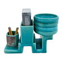 Art Deco Goebel Hummel Ashtray, Cigarette Holder Set. c.1920s