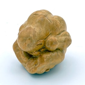 Carved Boxwood Netsuke-style Figurine, Japan