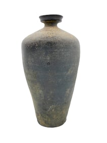 Korean Black Stoneware Vase, Silla Kingdom 1st - 8th c. CE