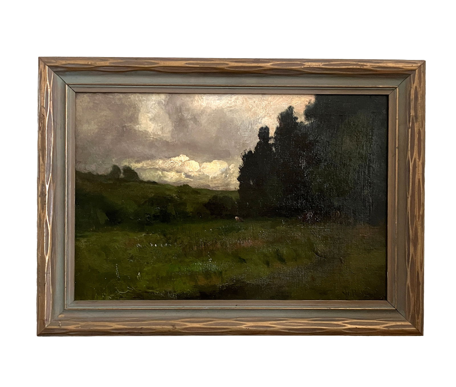William Keith, Oil on art board, wood frame. Signed by artist.: William Keith. Oil on art board, wood frame. Purchased 10/22/2013. Signed by artist.