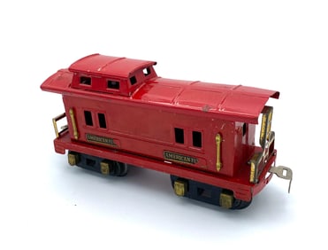 American Flyer O Gauge #232 Red Caboose