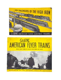 Gilbert 1939 Toy Train Catalogs, Lot of 2