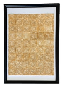 Patterned Blockprint, Abstract Design by Ricardo Villareal, 2024