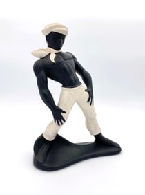 MCM Ceramic Male Dancer by Treasure Craft