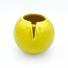 MCM Yellow Tulip Ashtray by Charles Chaney for Hoodwink Vohann