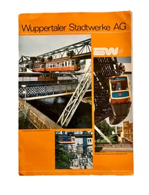 Wuppertal Stadwerke AG Monorail 1974 Press Kit