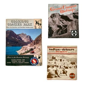 1930s-40s era Rail Travel Brochures, Lot of 3