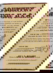 Country Music, USA by Bill Malone. 1968: by Bill C Malone. Hardcover with jacket. Vol 54. Copyright 1968, American Folkfore Society.