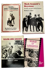 Early Film History Books by Kalton Lahue, Lot of 4
