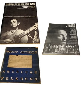 Woody Guthrie Books, Lot of 3