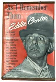 Eddie Cantor As I Remember Them, 1963 First Ed.