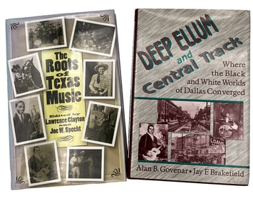 Texas Music History Books, Lot of 2