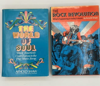 Rock & Soul Books by Arnold Shaw, Lot of 2