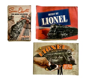 Lionel Toy Train Catalogs, Lot of 3