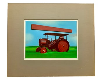 Antique Farm Tractor Graphic