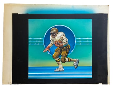 Football Running Back Graphic